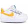 Nike Force 1 Crib - White/Total Orange/Smoke Grey