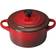 Le Creuset Cerise with lid 0.066 gal 3.937 "