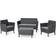 Keter Salemo Lounge-Set, 1 Bord inkl. 2 Stolar & 1 Soffor