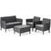 Keter Salemo Lounge-Set, 1 Bord inkl. 2 Stolar & 1 Soffor