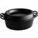 Le Creuset Black Doufeu Cast Iron Oval Roaster med lock 6.9 L