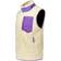 Patagonia Classic Retro X Fleece Vest - Pelican w/Purple