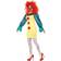 Smiffys Classic Horror Clown Lady Costume Multi-Coloured