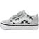 Vans Toddler Glitter Checkerboard Old Skool V - Silver/True White