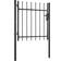 vidaXL Door Fence Gate with Spear Top 39.4x49.2"