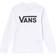 Vans Boy's Classic Long Sleeve T-shirt - White/Black (VN000XOIYB2)