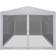 vidaXL Party Tent with 4 Mesh Sidewalls 4x3 m