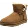 UGG Mini Bailey Button Bling - Chestnut/Gold