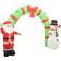 vidaXL Inflatable Decorations Santa Claus