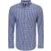 Gant Gingham Checked Fitted Shirt - College Blue