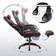 Songmics Racing Style Footrest Gaming Chair - Black/Red