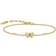 Thomas Sabo Butterfly Bracelet - Gold/Red/Violet