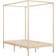 vidaXL Four-Poster 2 Drawers Bettrahmen 140x200cm