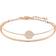 Swarovski Ginger Bangle - Rose Gold/White