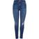 Only Blush Mid Ankle Skinny Fit Jeans - Blue/Medium Blue Denim