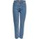 Only Emily Hw Cropped Ankle Straight Fit Jeans - Blue Light Denim