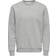 Only & Sons Solid Colored Sweatshirt - Grey/Light Grey Melange
