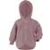 ENGEL Natur Fleece Cardigan with Hood - Rosewood Melange (575520 -051E)