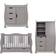 OBaby Stamford Luxe Sleigh 3 Piece Room Set