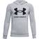 Under Armour Boy's UA Rival Fleece Big Logo Hoodie - Gray (1357585-011)