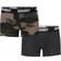 Brandit Boxershorts Logo 2er Pack - Dark Camo/Black