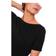 Vero Moda Panda O-Neck Short Sleeved Top - Black