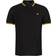 Fred Perry Twin Tipped Polo Shirt - Black/Bright Yellow/Bright Yellow