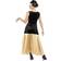 Smiffys 20's Gatsby Girl Costume Black & Gold