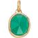 Monica Vinader Siren Medium Bezel Charm Pendant - Gold/Onyx