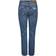 Only Emily Life Hw Destroyed Straight Fit Jeans - Blue/Medium Blue Denim