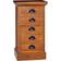 vidaXL Solid Teak Wood Chest of Drawer 13.8x23.6"