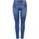 Only Blush Life Mid Ankle Skinny Fit Jeans - Blue/Medium Blue Denim