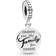 Pandora Friends Are Family Dangle Charm - Silver/Black