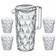 Koziol Crystal Glasses With Mugge 5st 1.6L