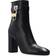 Givenchy Leather With Padlock Boots - Black