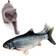 INF Interactive Cat Toy Splashing Fish Gray