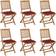 vidaXL 3065508 6-pack Garden Dining Chair