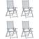 vidaXL 3065385 4-pack Garden Dining Chair