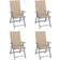 vidaXL 3065385 4-pack Garden Dining Chair