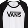 Vans Flying V Long Sleeve Raglan - White/Black