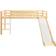 vidaXL Children's Loft Bed Frame with Slide & Ladder 97x208cm