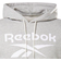 Reebok Identity Big Logo Hoodie Men - Medium Grey Heather/White