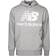 New Balance Essentials Stacked Logo Pullover Hoodie - Grey/White