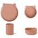 Liewood Cyrus Cat Silicone Tableware 3-pack