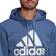 Adidas Essentials Big Logo Hoodie - Crew Blue/White