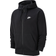 Nike Club Full-Zip Hoodie - Black/Black/White