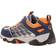 Merrell Big Kid's Moab FST Low Waterproof - Navy/Grey/Orange