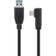 90°Angled USB A - USB C 3.1 (Gen.1) 1m