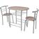 vidaXL Breakfast Bar Dining Set 20.9x31.5" 3