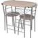 vidaXL Breakfast Bar Tischgruppe 53x80cm 3Stk.